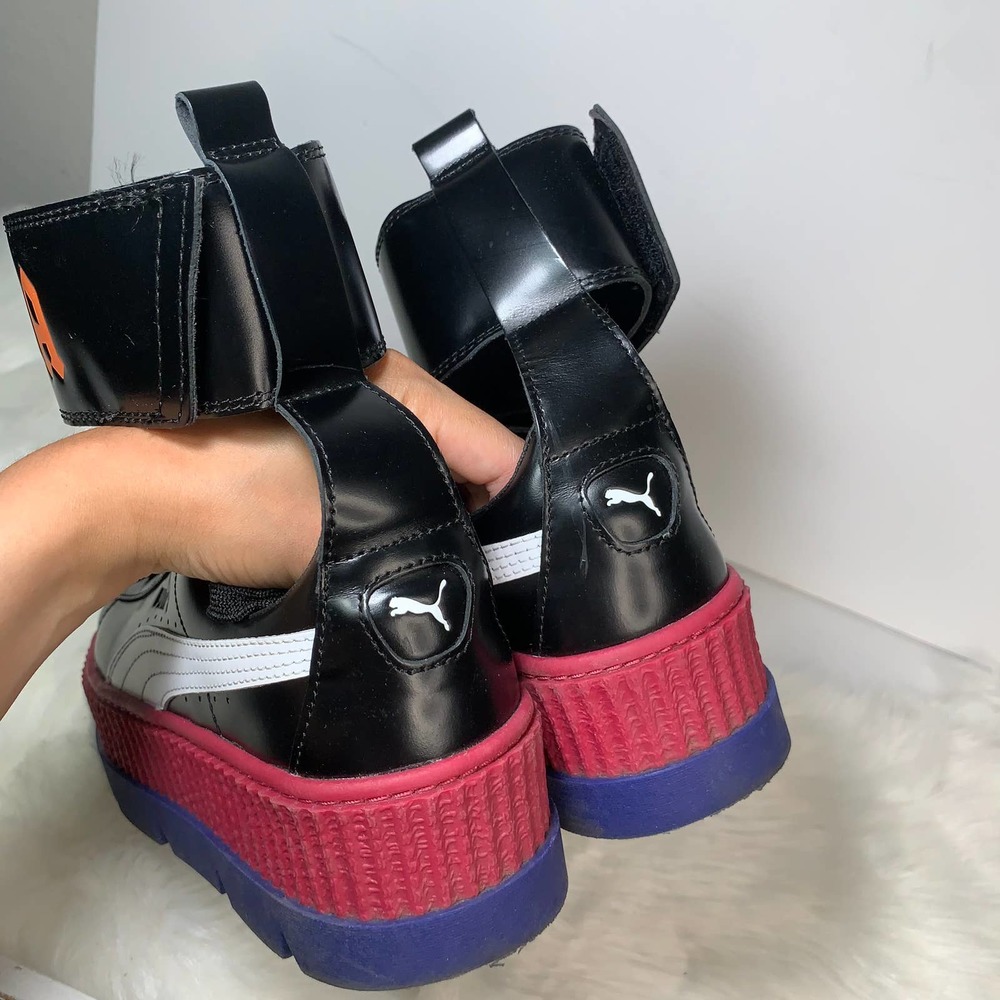 PUMA Fenty x Rihanna Ankle Strap Creeper platform Size 8 US - Picture 8 of 16